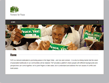 Tablet Screenshot of p4p-nigerdelta.org
